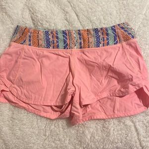 Pink Lululemon Shorts